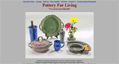 Desktop Screenshot of potteryforliving.com